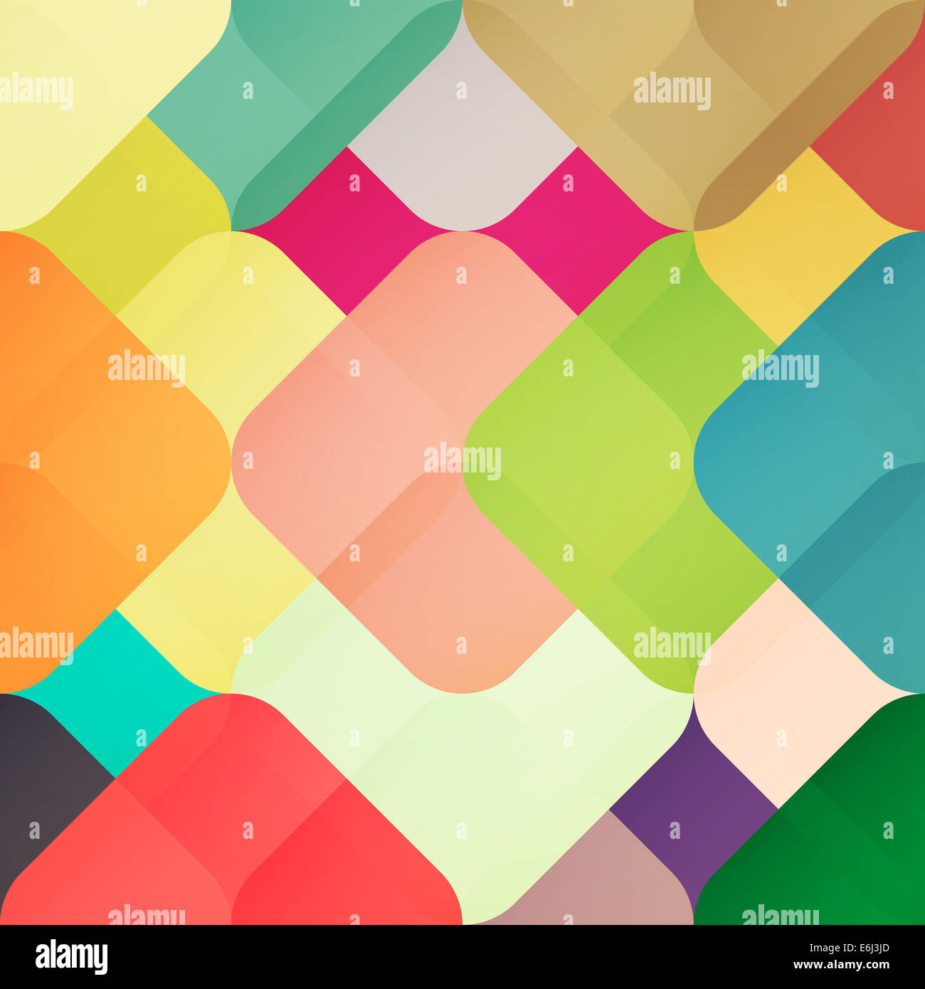 abstract fashion wallpaper with colorful geometric ornament Stock Photo