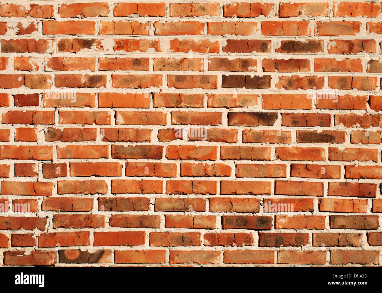 Red brick wall background for your design Stock Photo