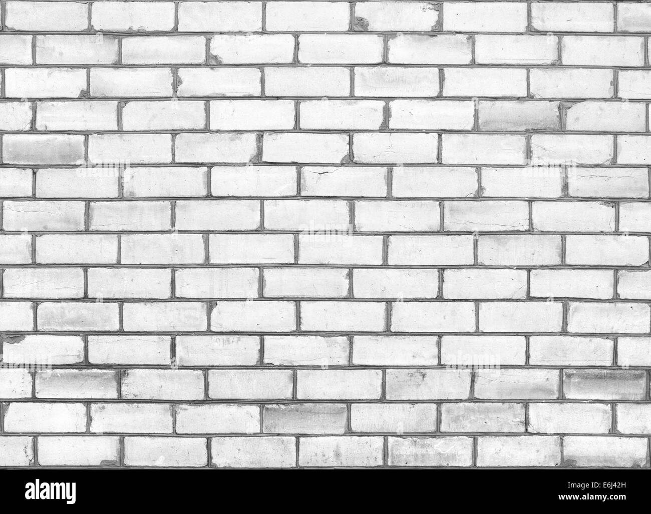White brick wall background for your design Stock Photo