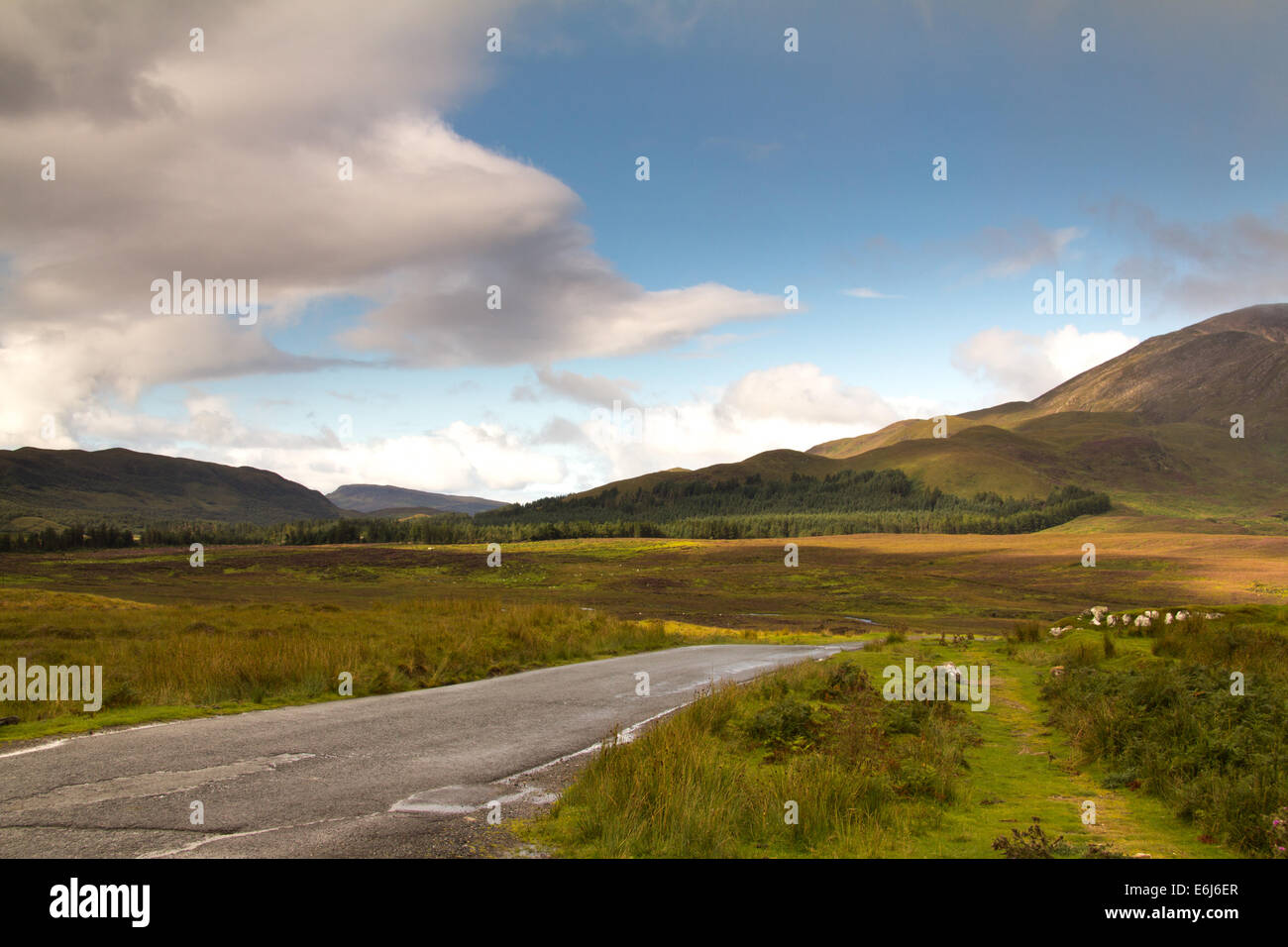 Drive through the Isle of Skye, Scotland, Elgol Stock Photo Alamy