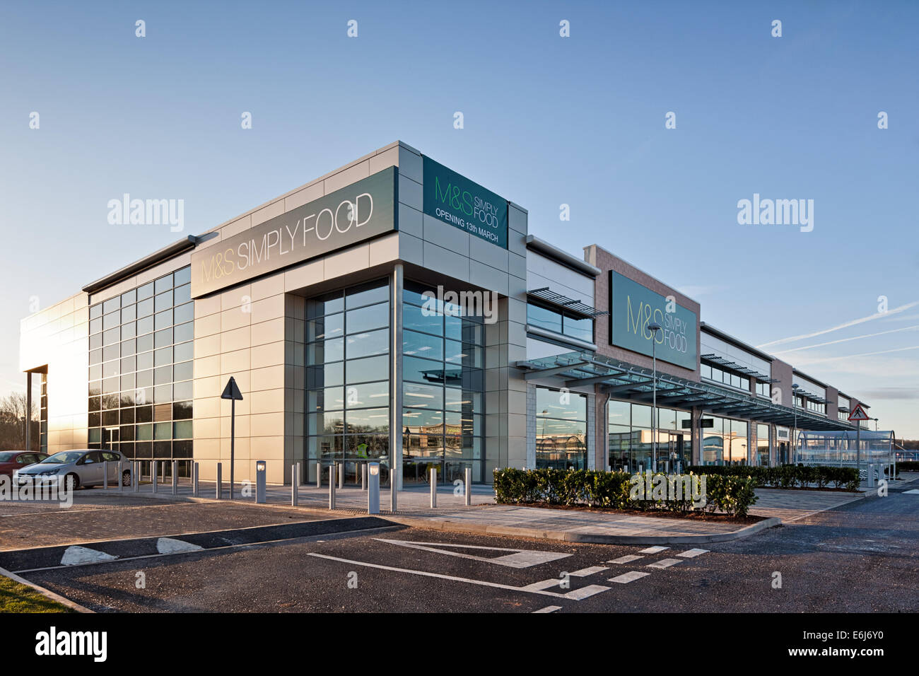Marks Spencer Simply Food Store In Binley Coventry Stock Photo Alamy