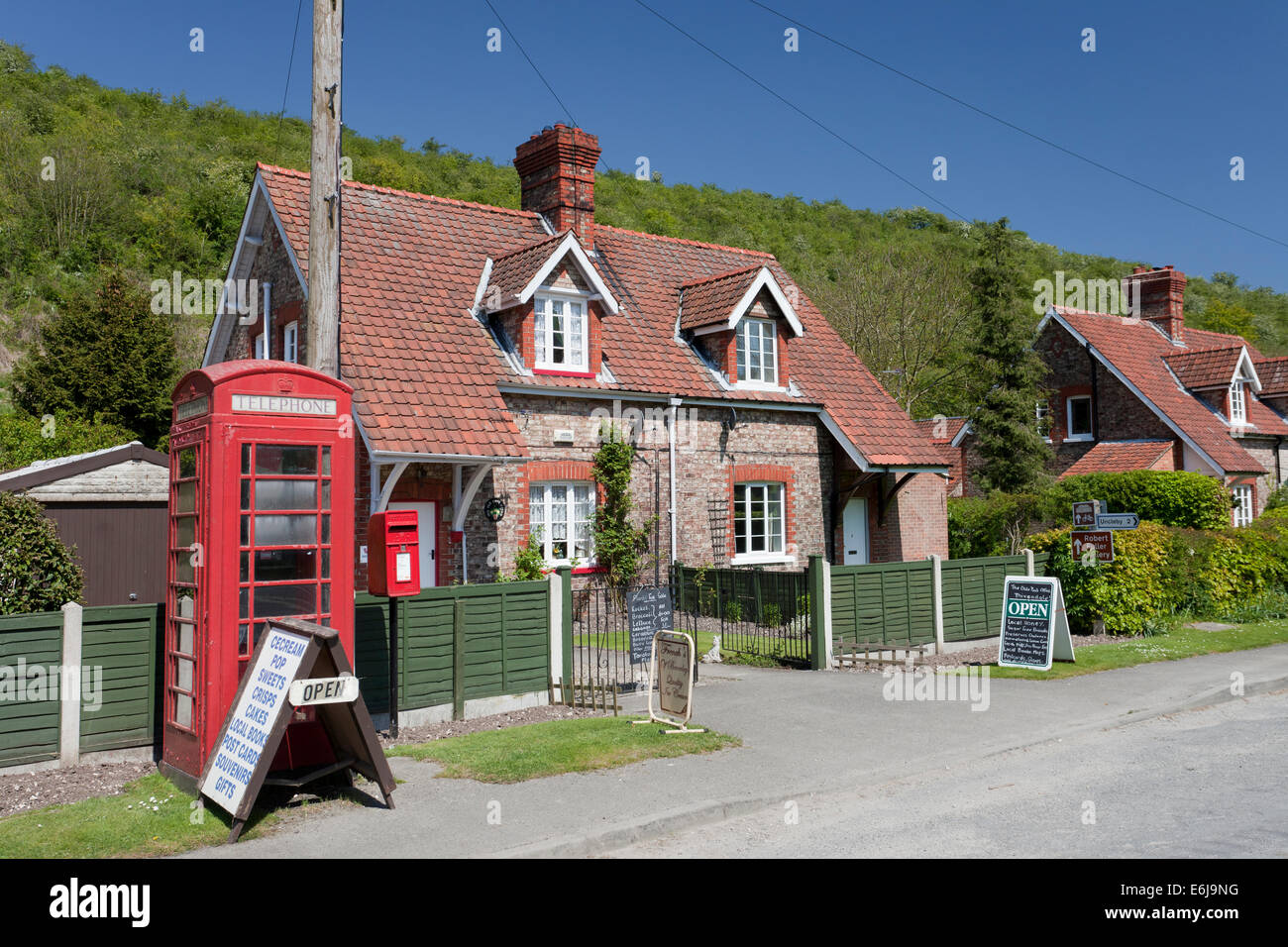 The Old Post Office at Thixendale, on the Yorkshire Wolds, England