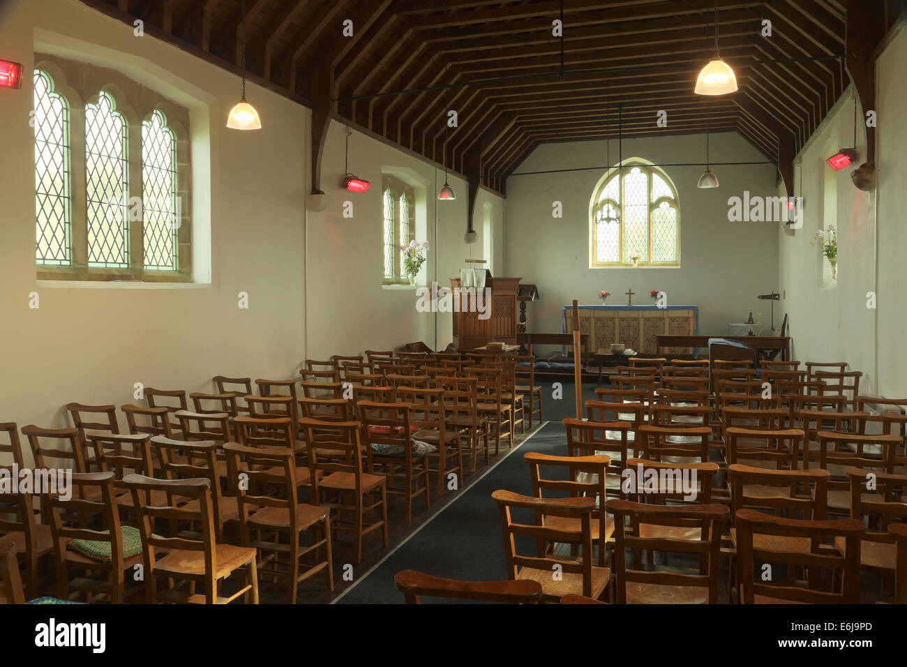 Church Interior English Simple Stock Photos Church