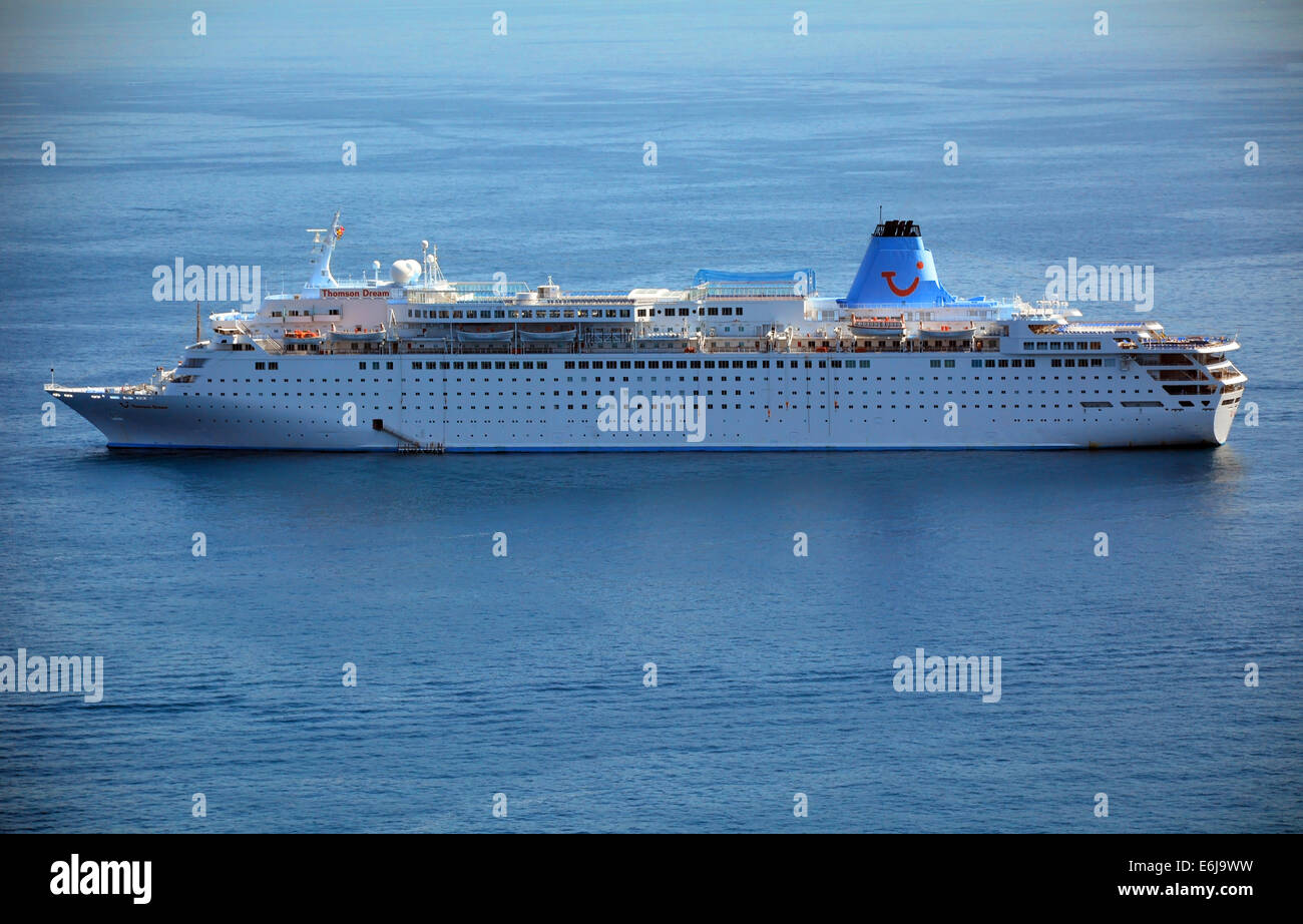 The Thomson cruise ship 'Dream'. Stock Photo
