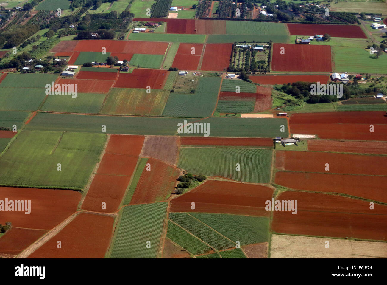 Agricultural land in Northern New South Wales Australia. Stock Photo