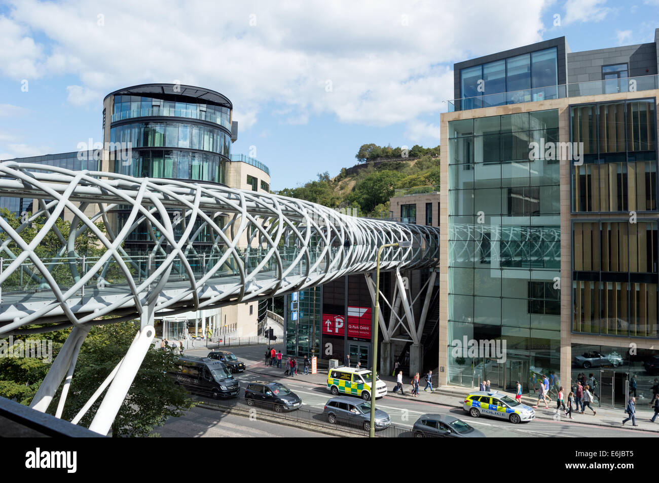 Bridge across Leith Street Edinburgh Stock Photo - Alamy