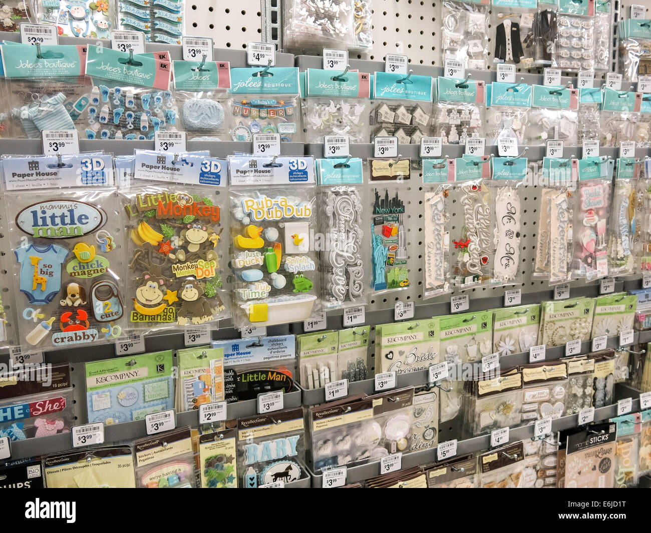 Michael's Arts and Crafts Store, NYC Stock Photo Alamy