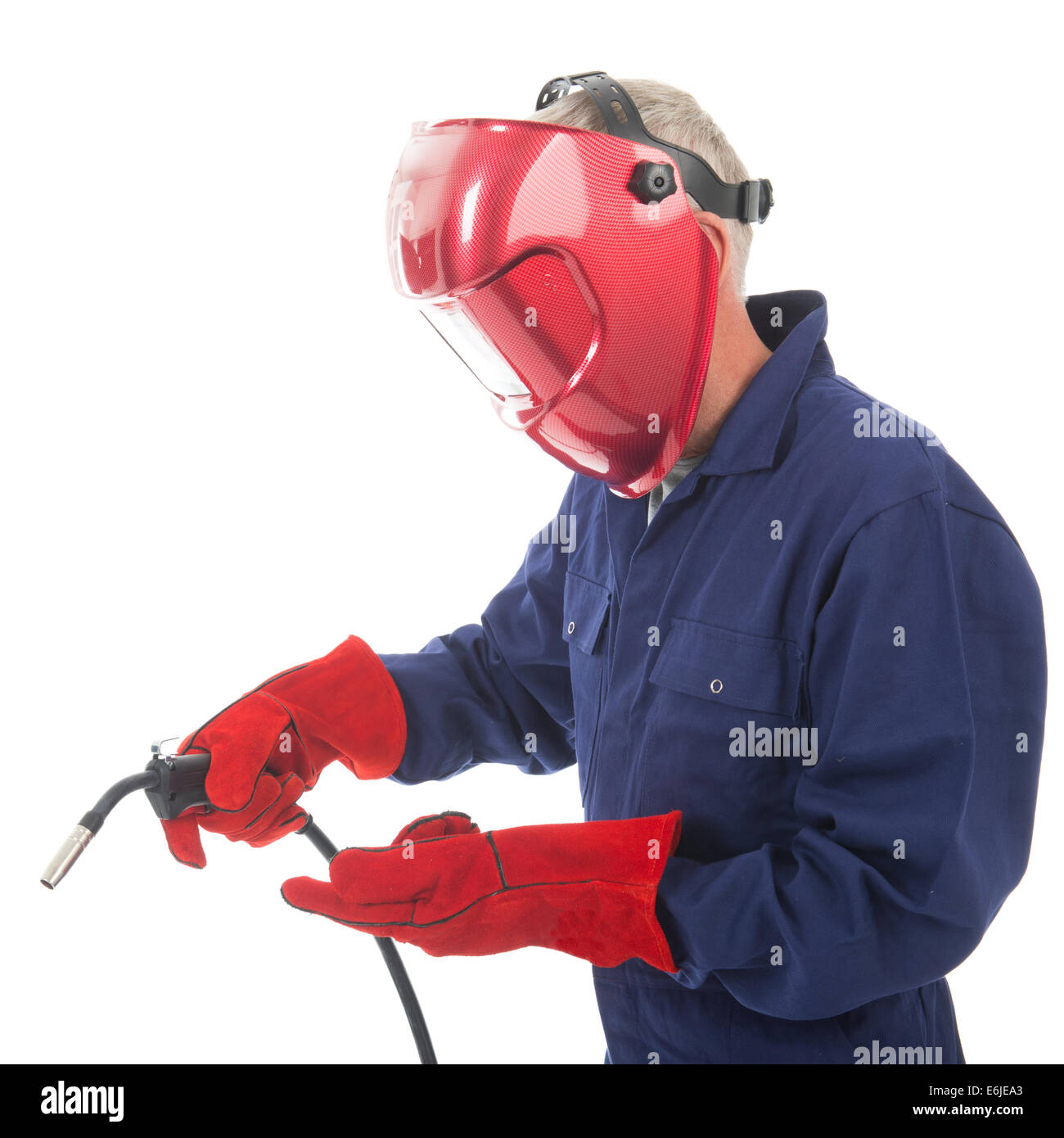 Young man hood gas mask High Resolution Stock Photography and Images ...