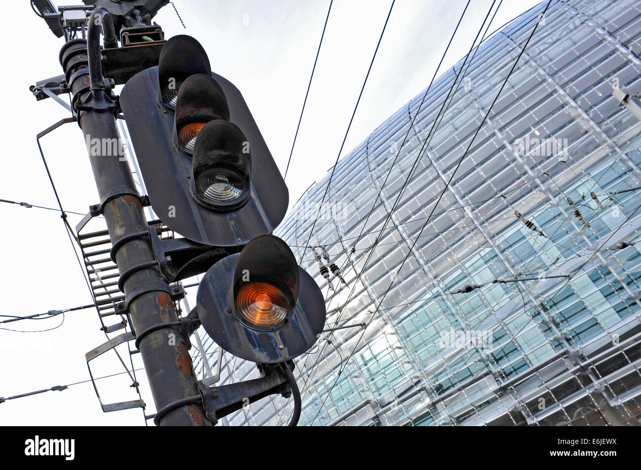 The DART Signal outside the Aviva Stadium, Dublin Stock Photo Alamy