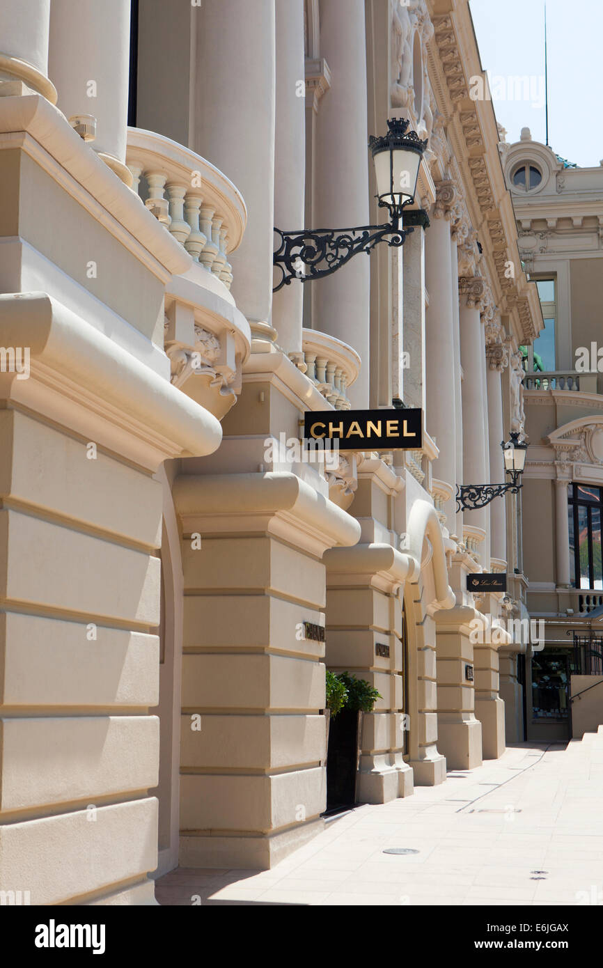 Chanel store in Monte Carlo an area of the Principality of Monaco Stock  Photo - Alamy