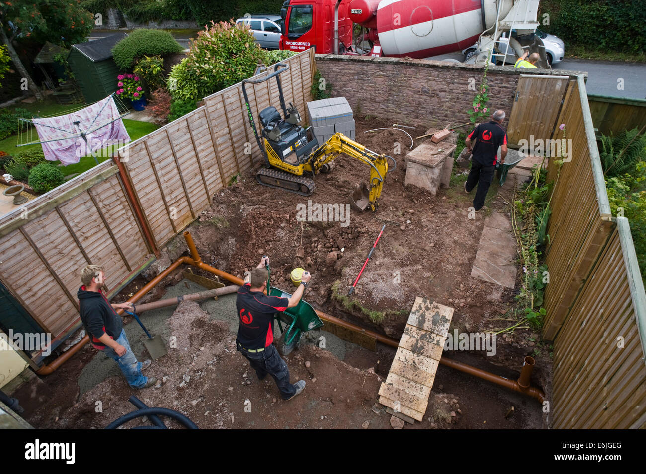 Foundations house building hires stock photography and images Alamy