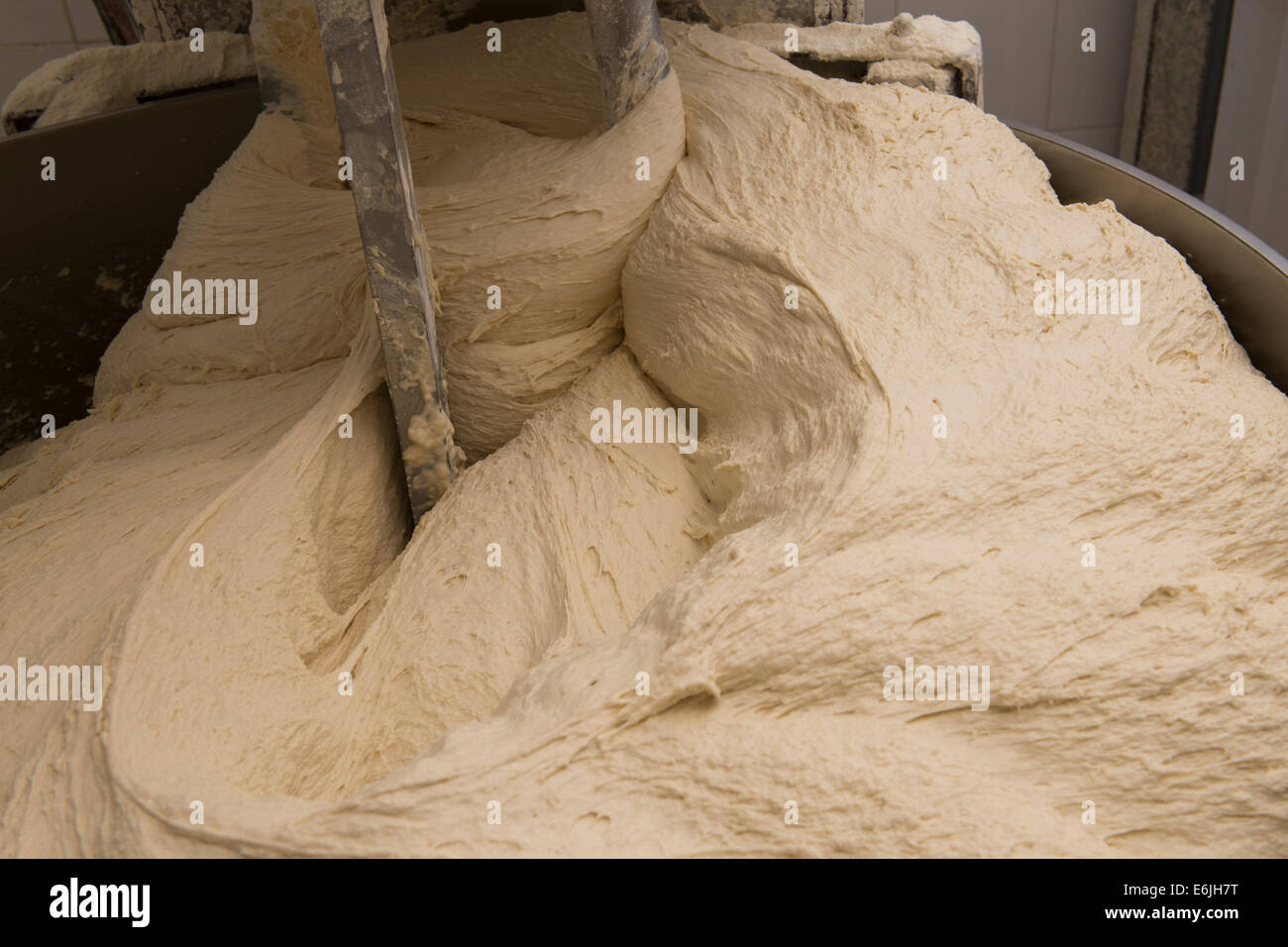 bread dough and mixer Stock Photo Alamy
