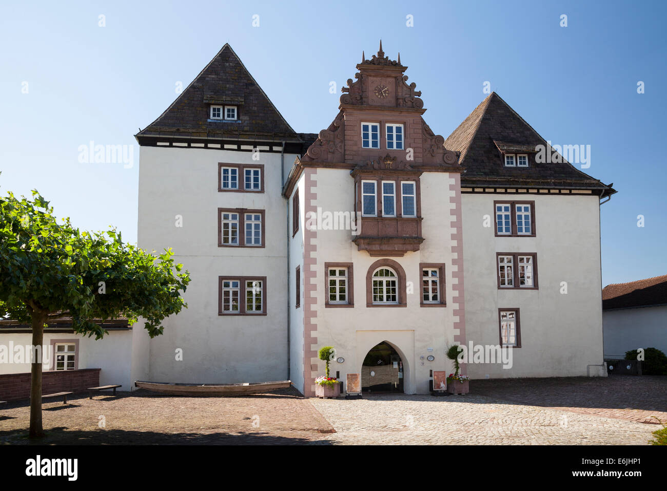 Schloss Fürstenberg castle, Fürstenberg, Weser Uplands, Lower Saxony, Germany, Europe Stock Photo