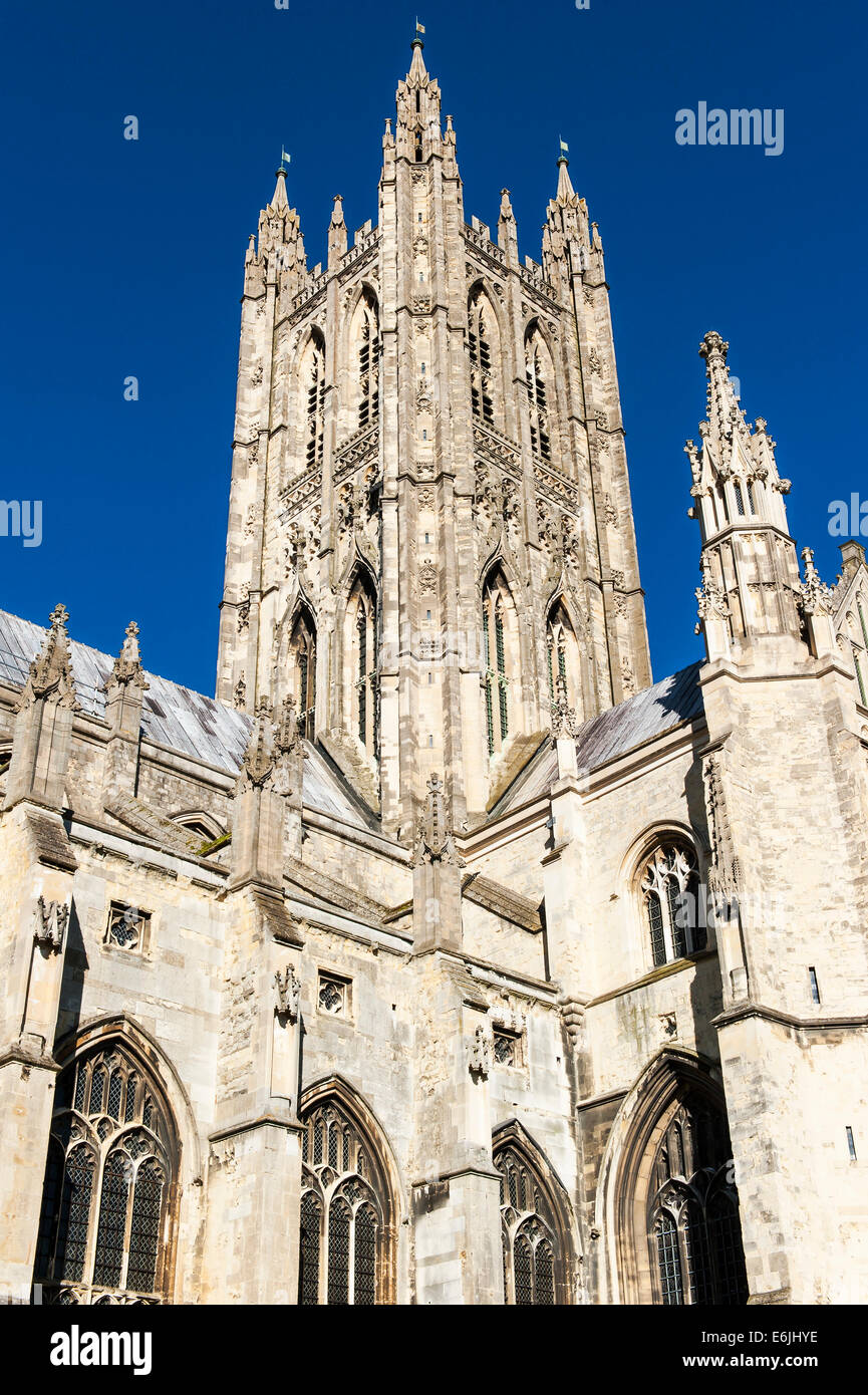 Beautiful Cathedral in the heart of Kent, England Stock Photo