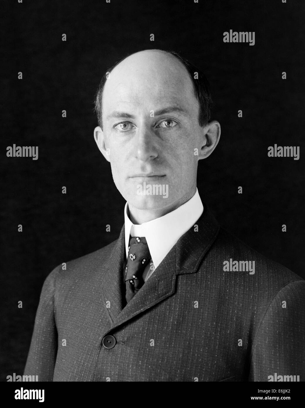 Wilbur Wright portrait in 1905. Stock Photo