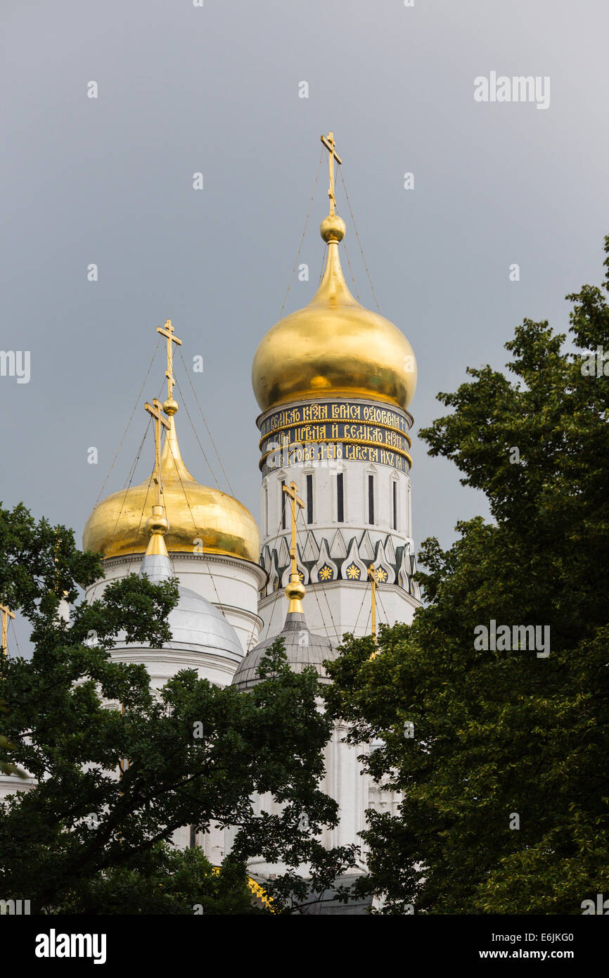 Ivan the Great Bell Tower, Moscow Kremlin complex, Moscow, Russia Stock Photo