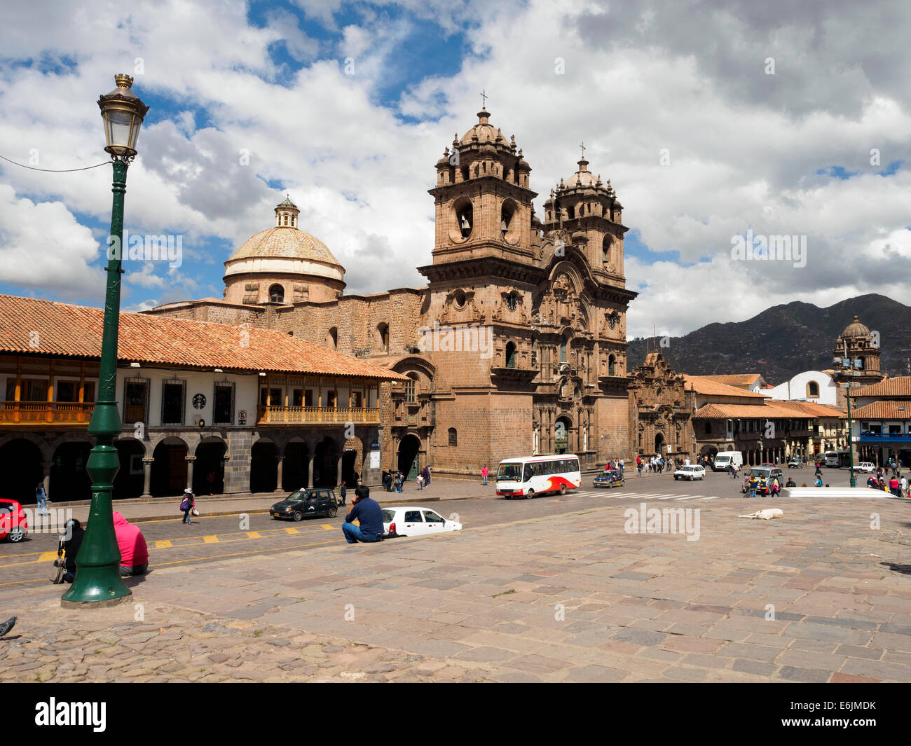 Iglesia de la Compa├▒├¡a de Jesus - Cusco, Peru Stock Photo