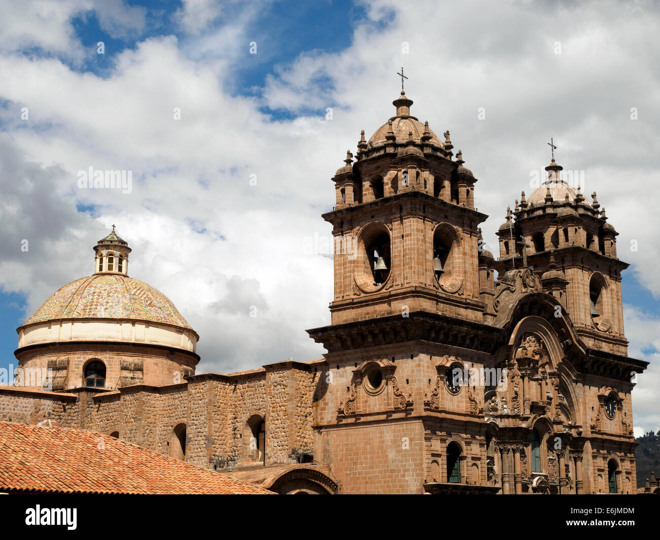 Iglesia de la Compañía de Jesus - Cusco, Peru Stock Photo