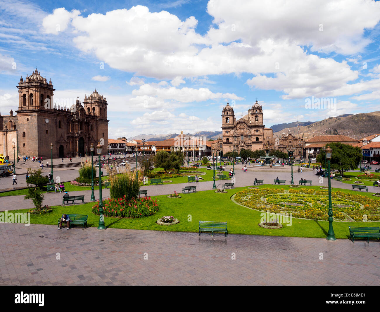 Plaza de Armas - Cusco, Peru Stock Photo