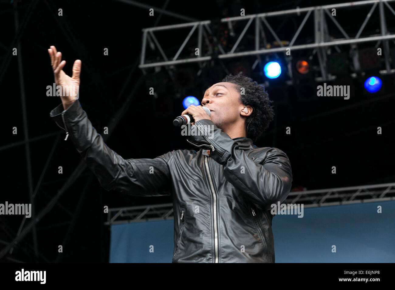 Liverpool, UK. 25th Aug, 2014. R&B singer–songwriter, Lemar. Credit:  Christopher Middleton/Alamy Live News Stock Photo