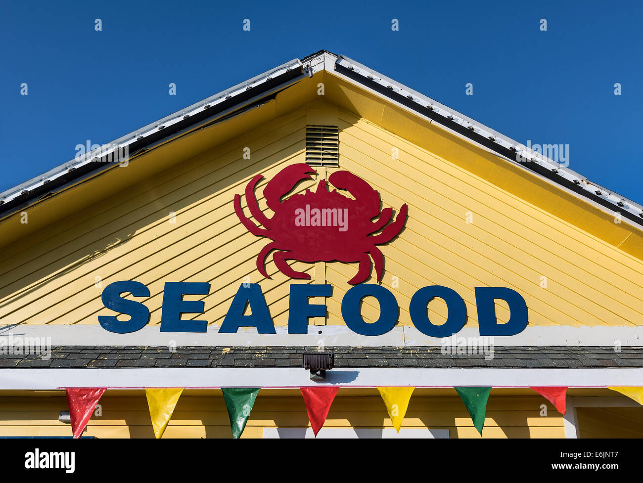 Seafood shack. Stock Photo