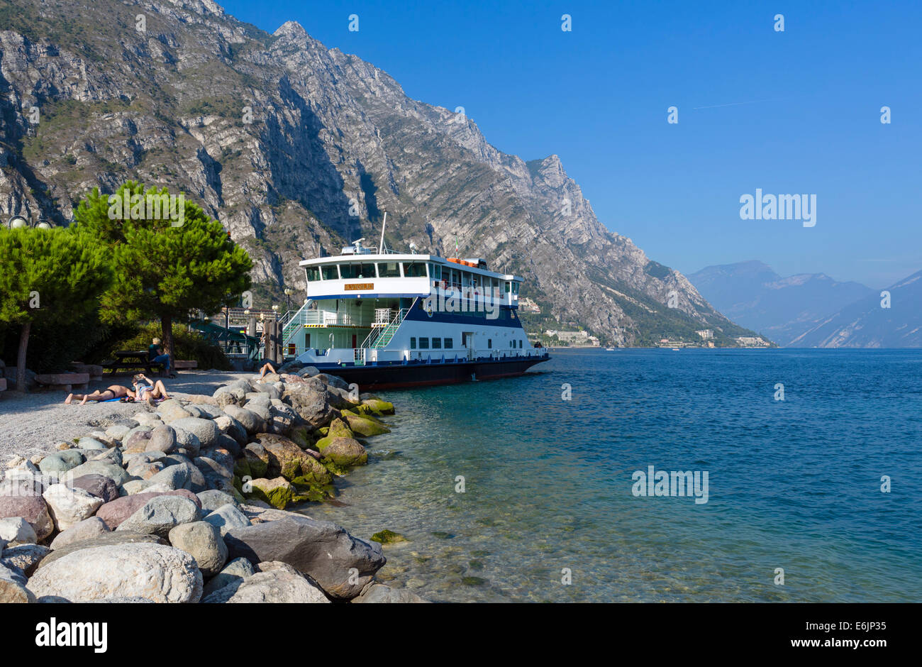 car-ferry-docked-in-limone-sul-garda-lake-garda-lombardy-italy-stock