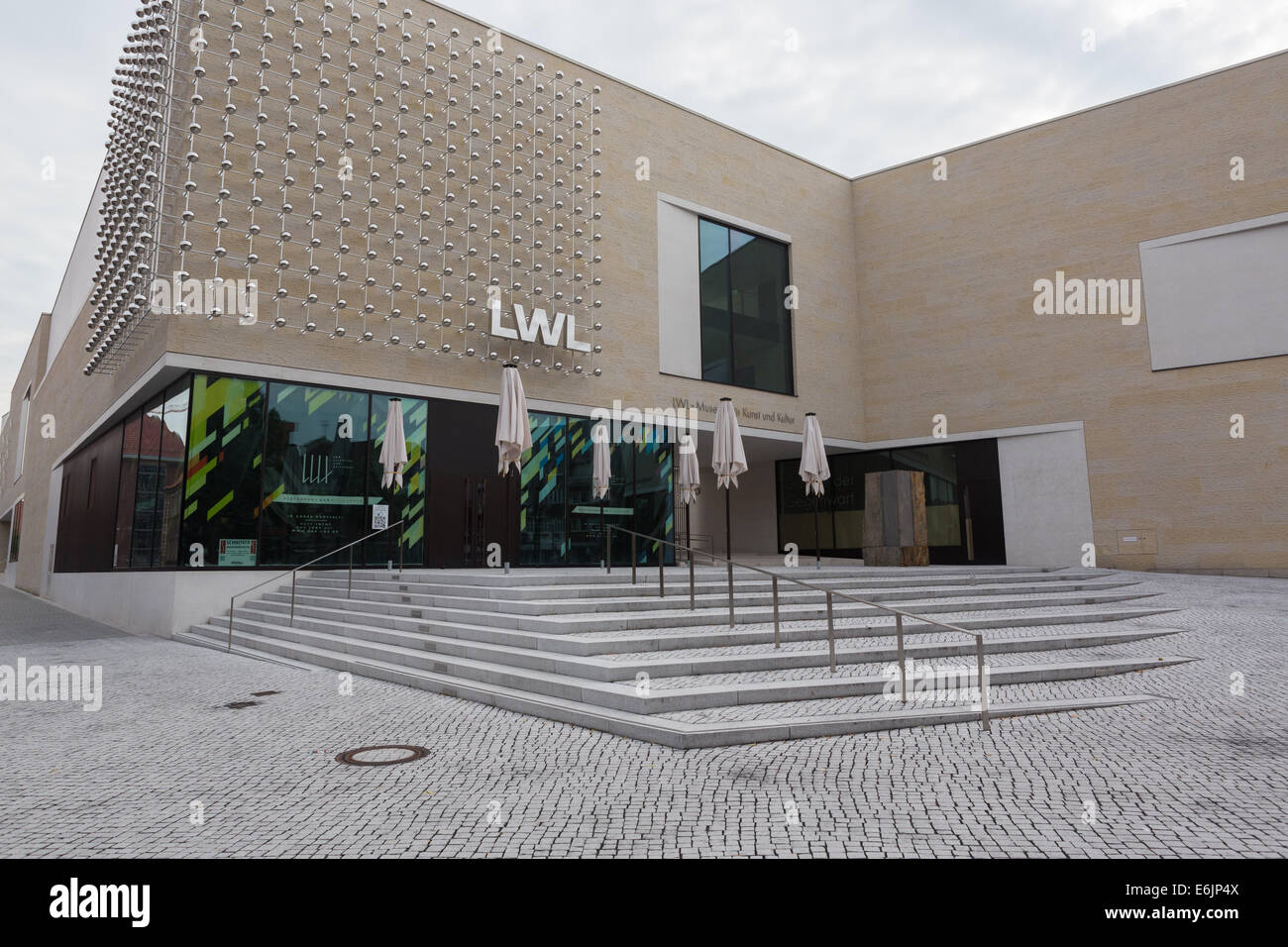 The entrance to the Museum of Art and Culture in Münster, NRW, Germany Stock Photo