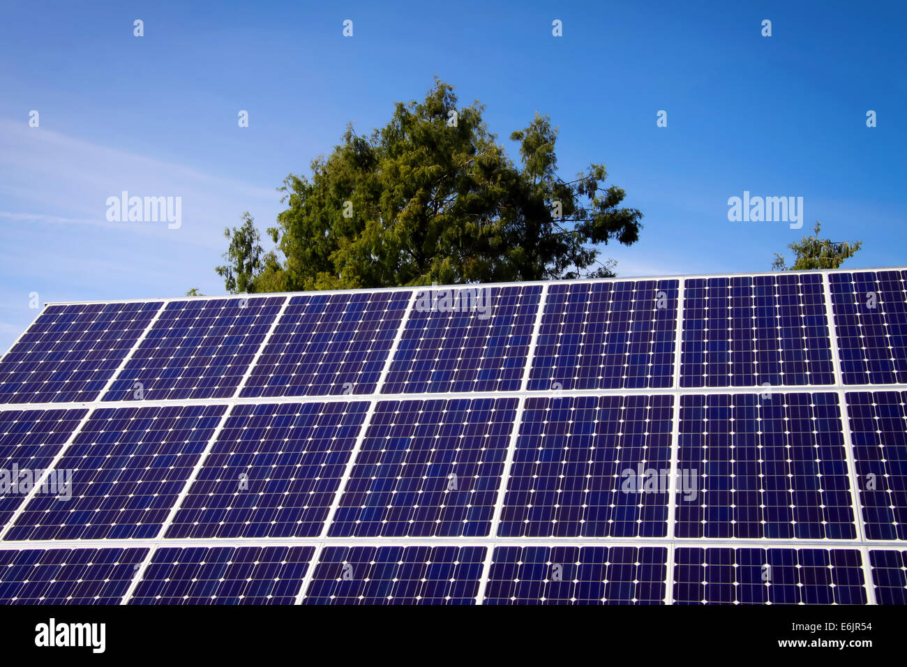 Green Photography: Solar Panel and blue sky Stock Photo - Alamy