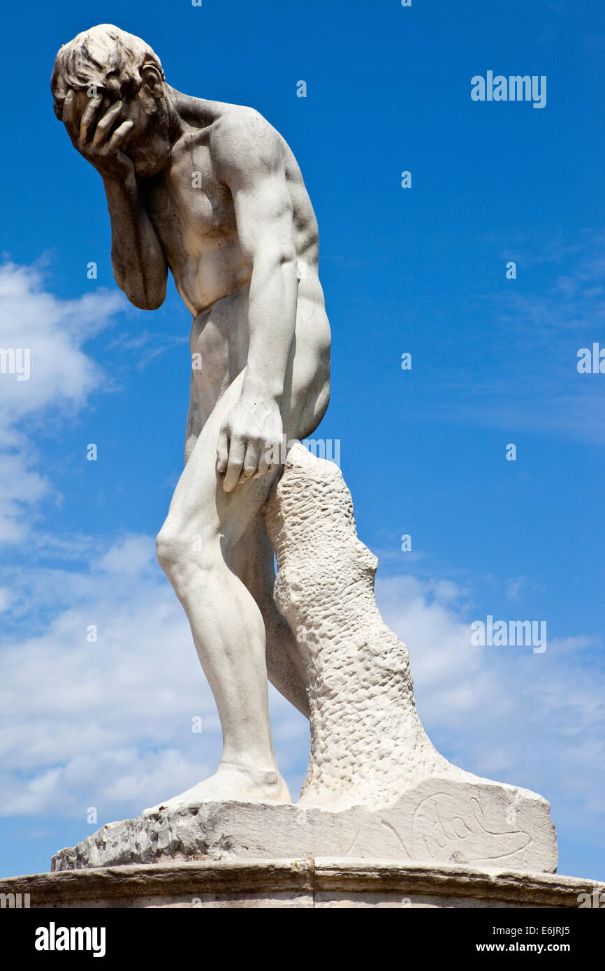 A sculpture by Henri Vidal in the beautiful Jardin des Tuileries in Paris,  France Stock Photo - Alamy