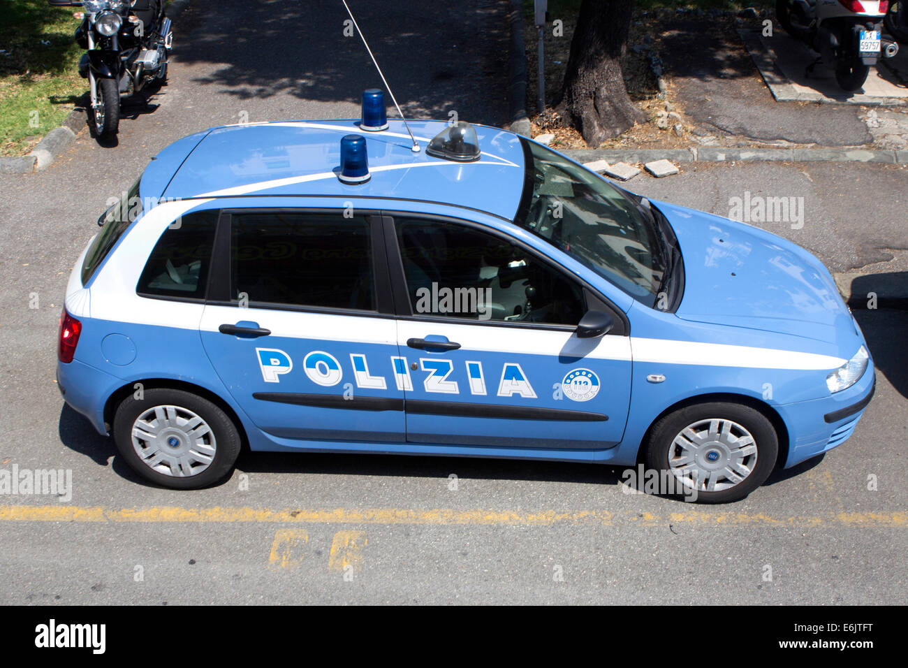 The Polizia di Stato, one of the national police forces of Italy Stock  Photo - Alamy