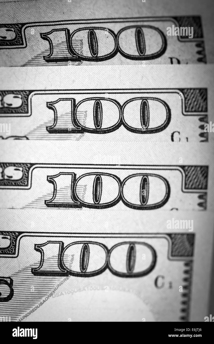 Dollar Photography: US One Hundred Dollar Bill Macro Stock Photo - Alamy