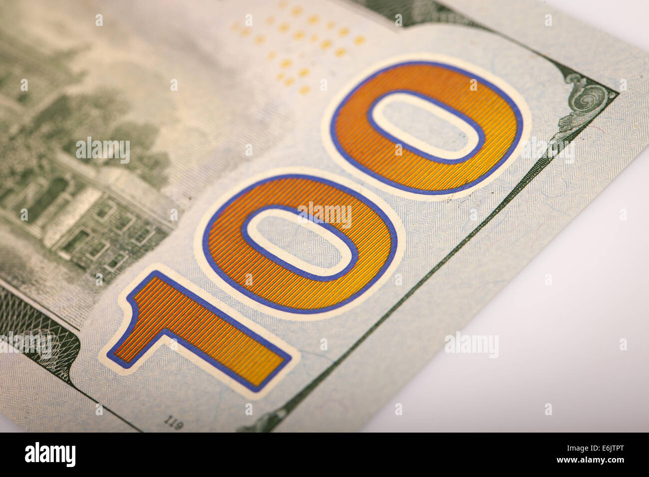 US One Hundred Dollar Bill Macro Stock Photo - Alamy