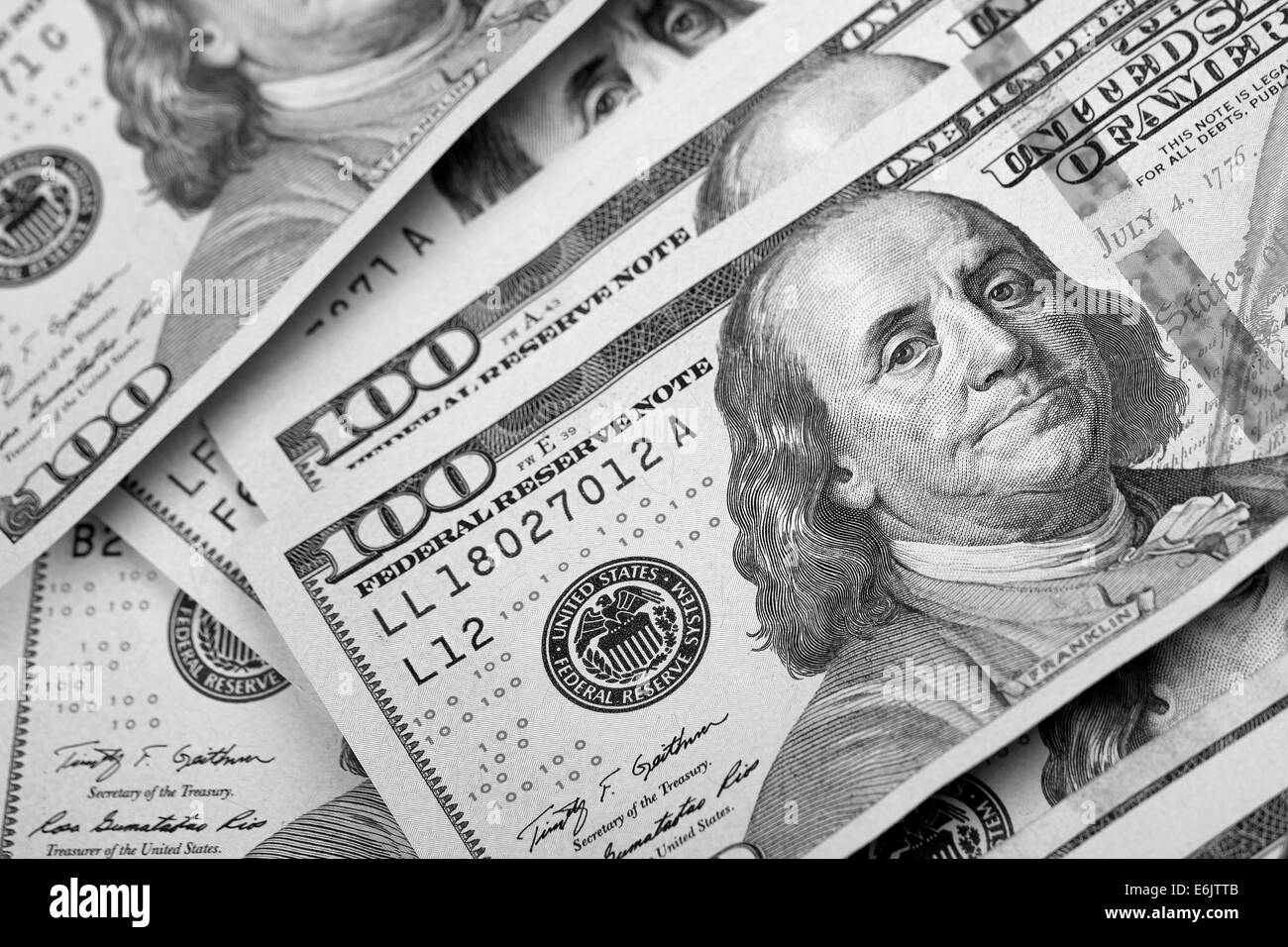 Dollar Photography: US One Hundred Dollar Bill Macro Stock Photo - Alamy