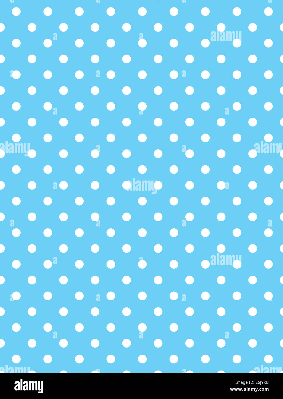 Blue background with white polka dots ...
