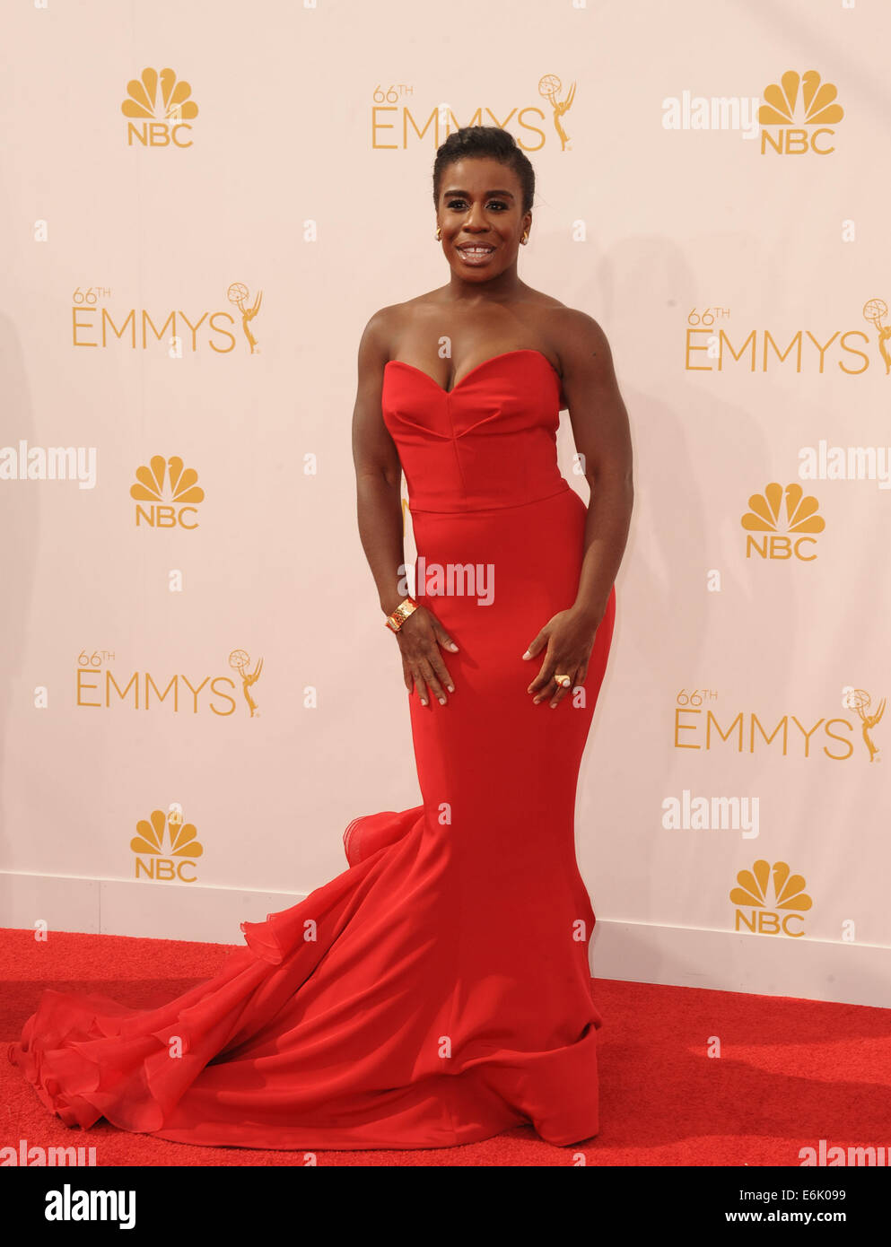 Los Angeles, California, USA. 25th Aug, 2014. Uzo Aduba attending the