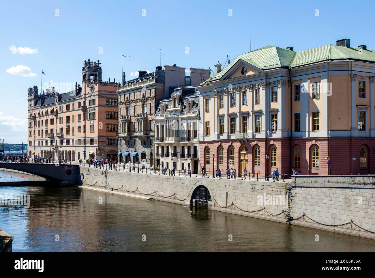 Arvfurstens palats, Hereditary Prince's Palace, Ministry of Foreign Affairs, Stockholm, Sweden Stock Photo