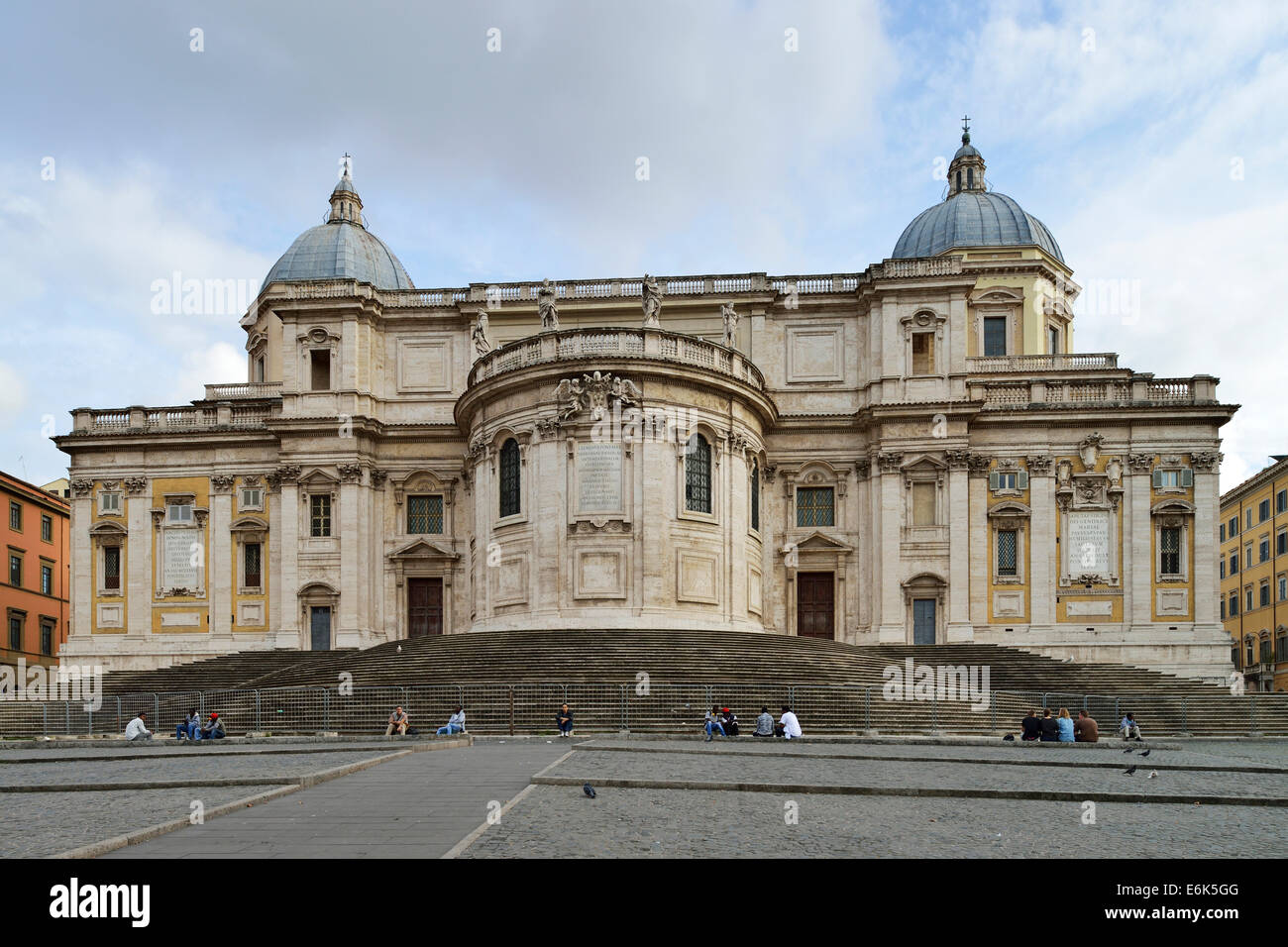 Papal Basilica of Santa Maria Maggiore, Rome, Lazio, Italy Stock Photo