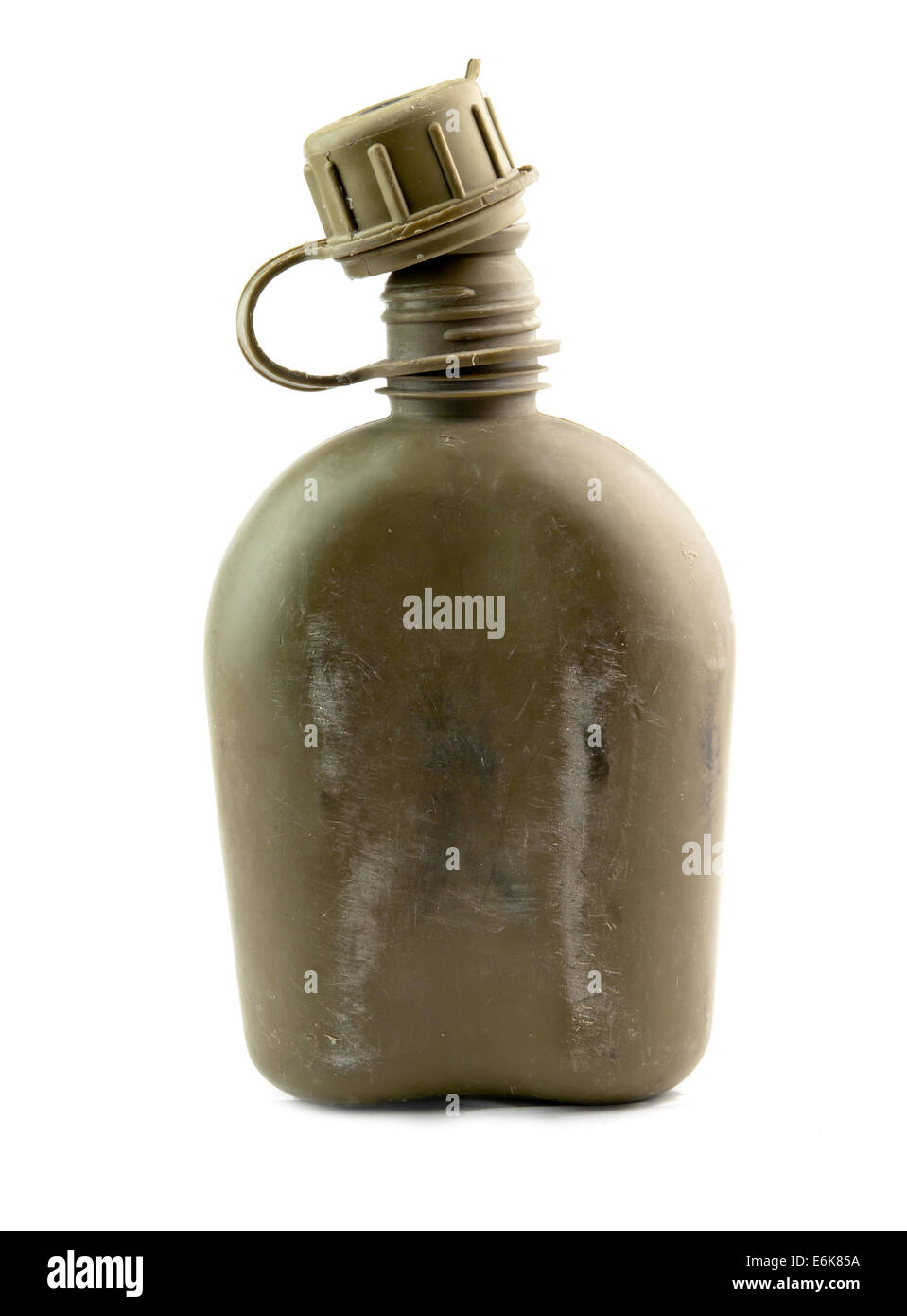 army water canteen isolated on a white background Stock Photo Alamy