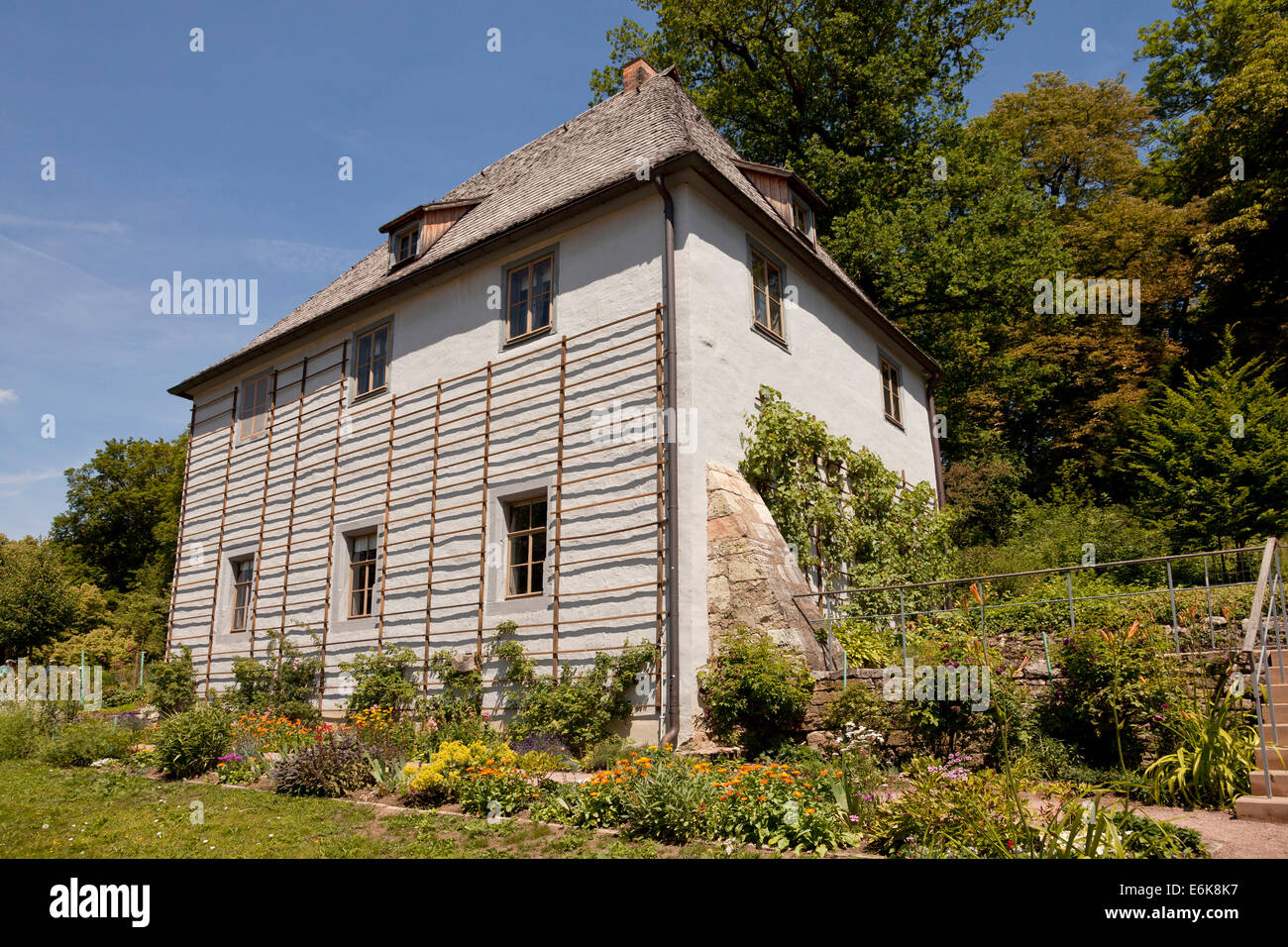 Goethe's Garden House at Park an der Ilm in Weimar, Thuringia, Germany, Europe Stock Photo