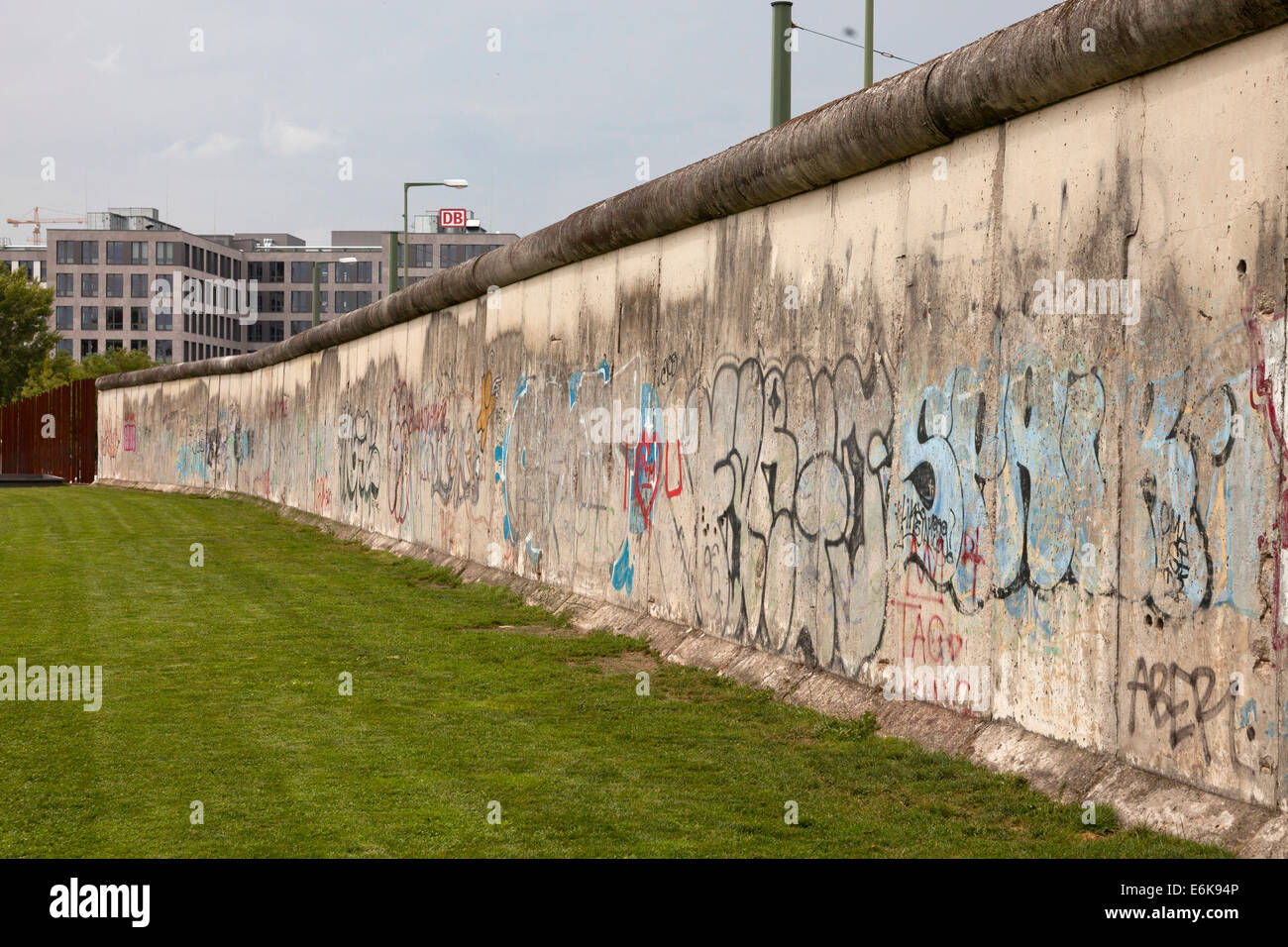 edenkstätte Berliner Mauer or Berlin Wall Memorial in Berlin, Germany, Europe Stock Photo