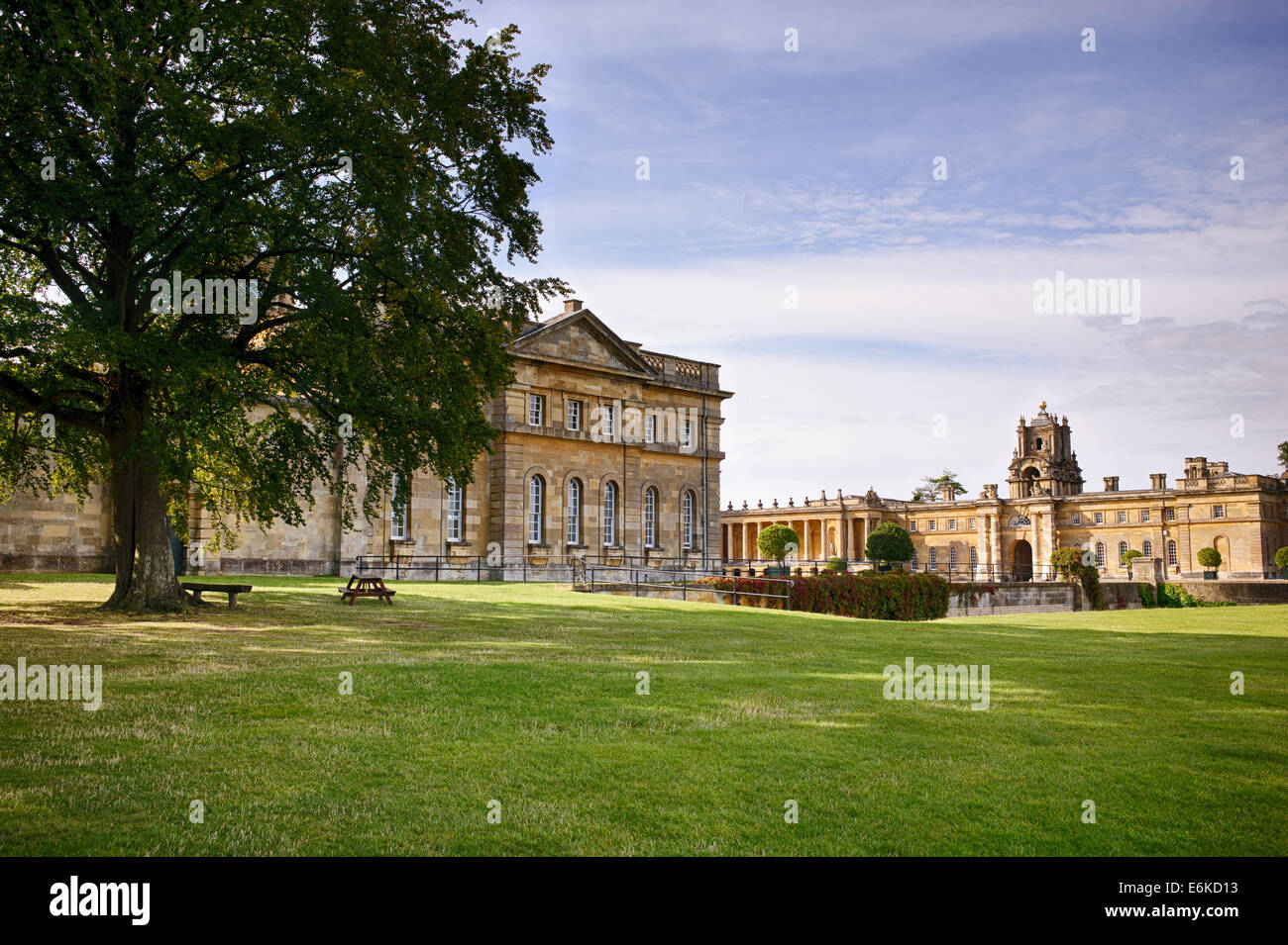 Blenheim Palace. Woodstock, Oxfordshire, England. HDR Stock Photo