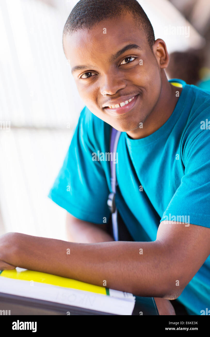 African boy smiling hi-res stock photography and images - Alamy