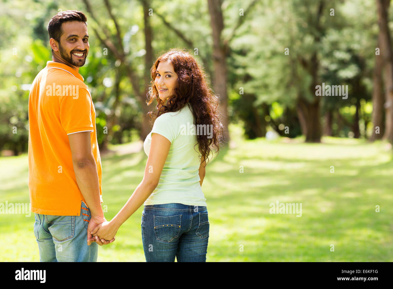 Indian Couple Holding Hands High Resolution Stock Photography And Images Alamy