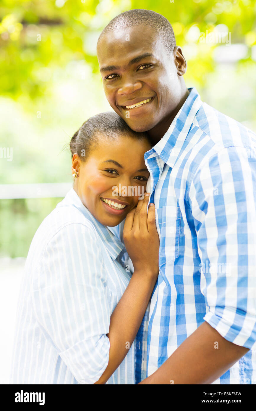 beautiful afro American couple outdoors Stock Photo - Alamy