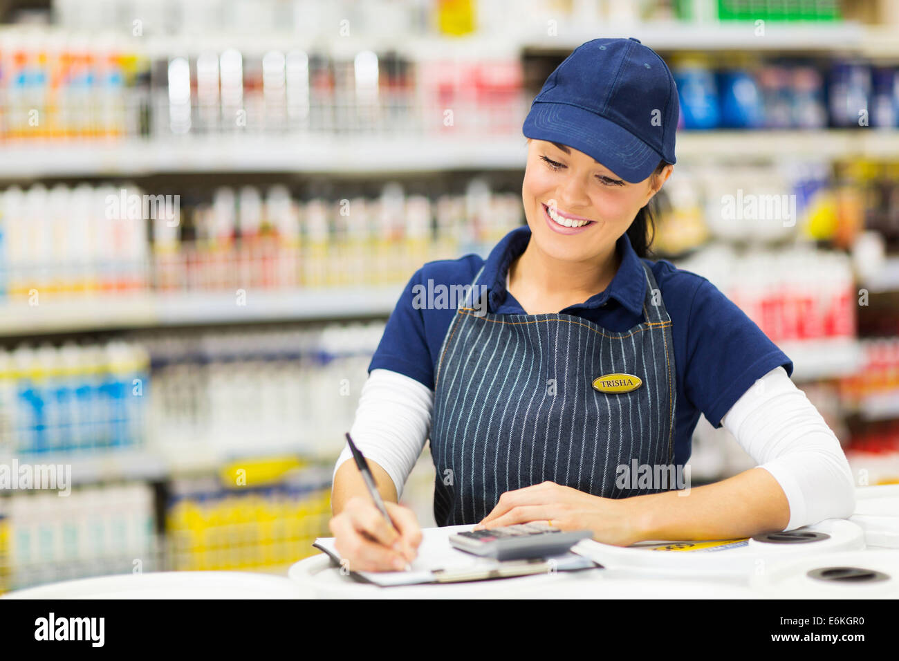 Stock clerk hi res stock photography and images Alamy