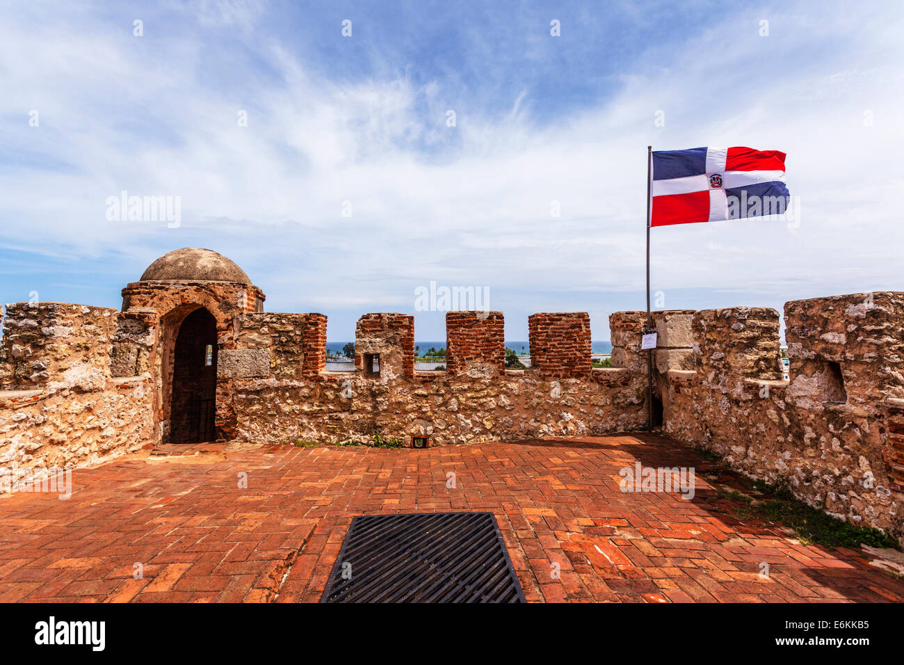 Fortaleza Ozama, Torre De Homenaje, XVI Century, Zona Colonial, Unesco World Heritage Site, Santo Domingo,  Dominican Republic, Stock Photo