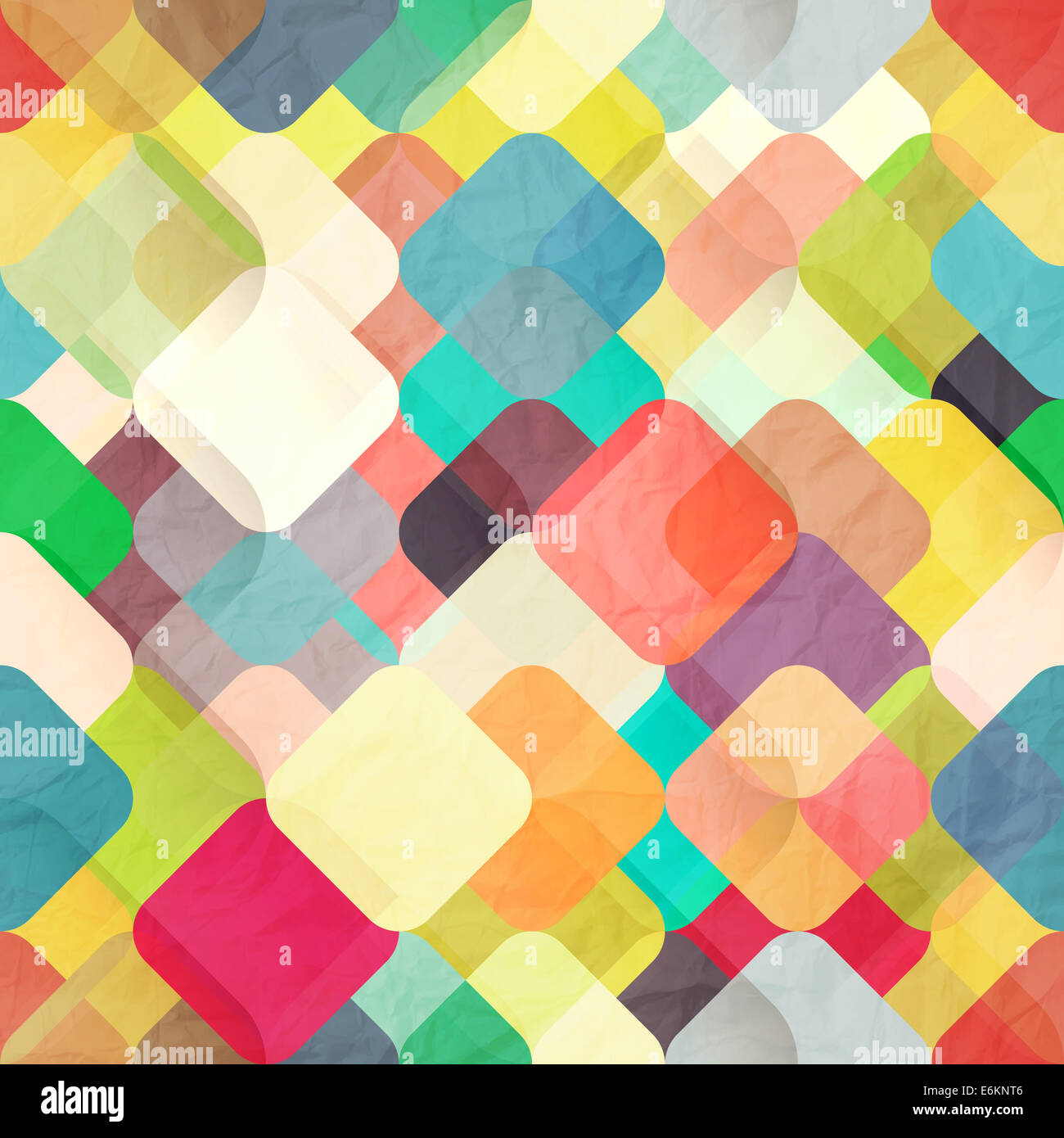 abstract fashion wallpaper with colorful geometric ornament Stock Photo