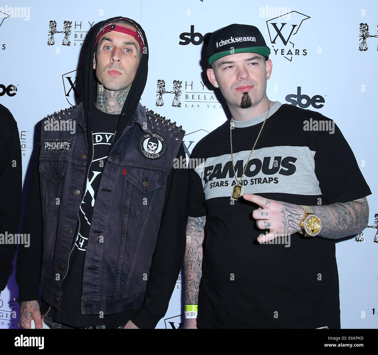 Paul wall travis barker famous hi-res stock photography and images - Alamy