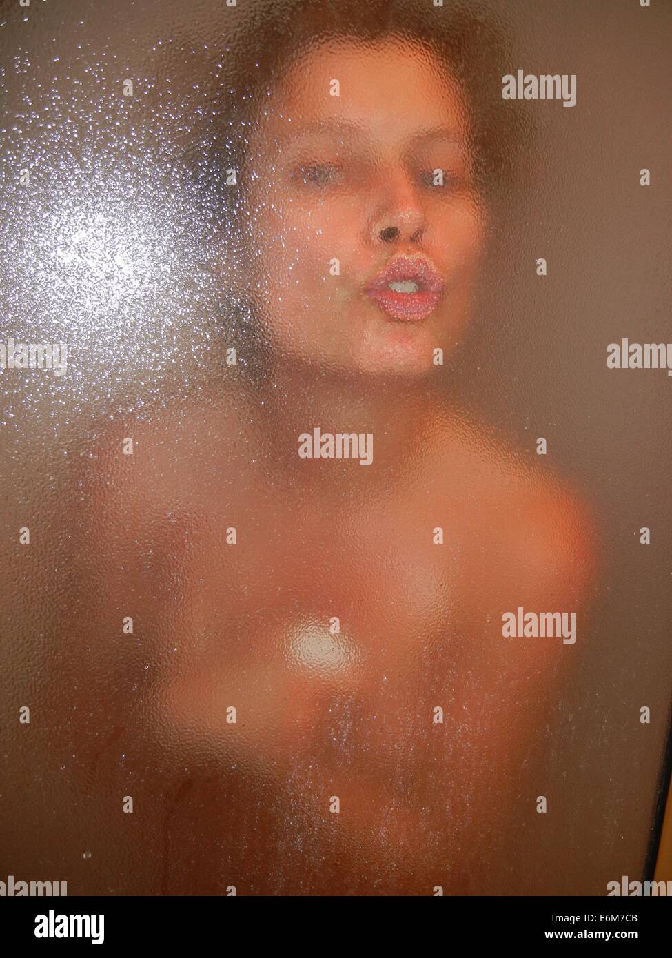 Sexy Woman In Shower