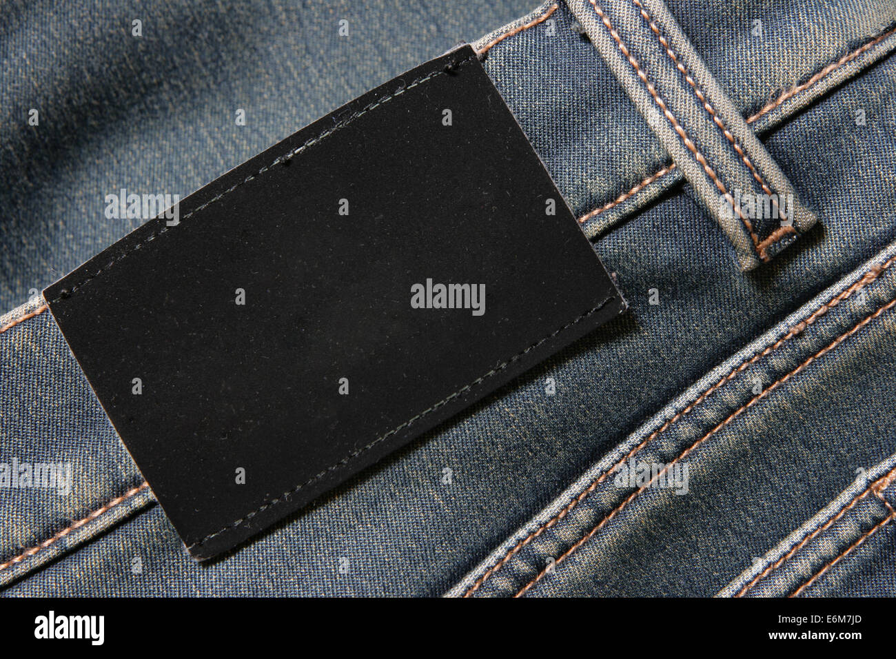 jeans with black tag